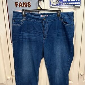 What About Me Women’s Slim Straight Jeans